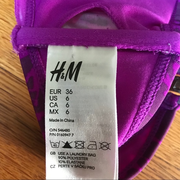H&M Purple Patterned Bikini - Picture 7 of 7